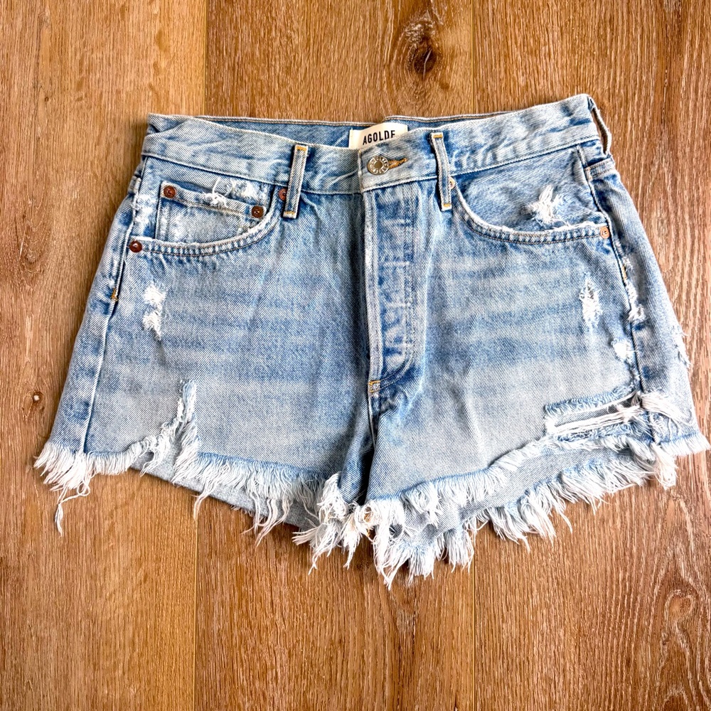 Agolde Parker Vintage Cut Off Shorts - Swapmeet